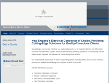 Tablet Screenshot of integratedelectricllc.com